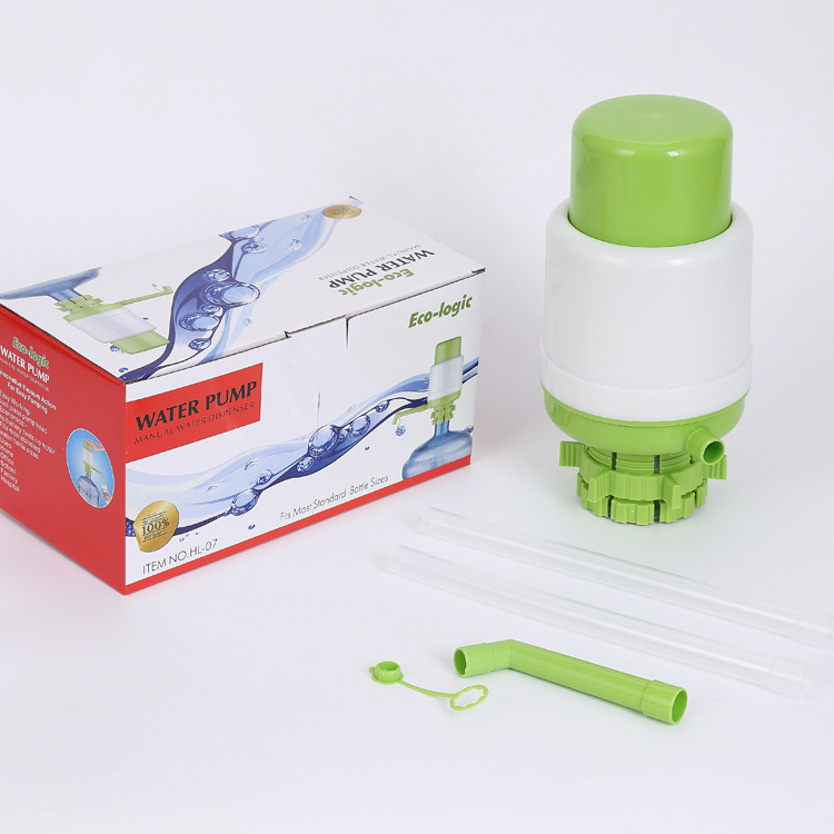 MST-07 Green Color Hand Press Bottle Manual Water Dispenser Pump