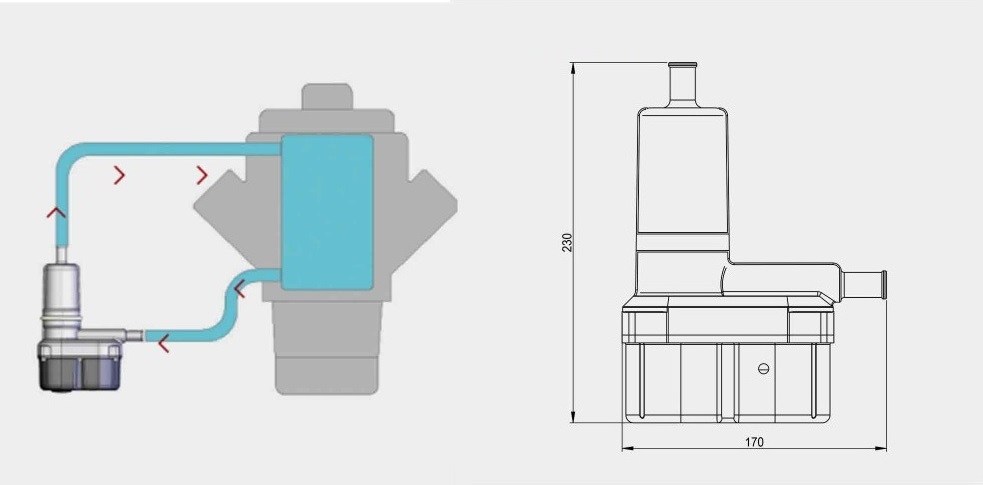 flowstart coolant heater pump installation